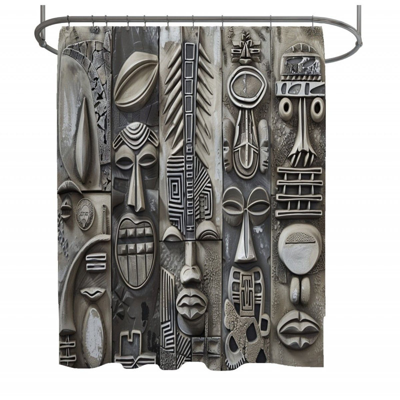 Eulie Shower Curtain, 93"H x 70"W
