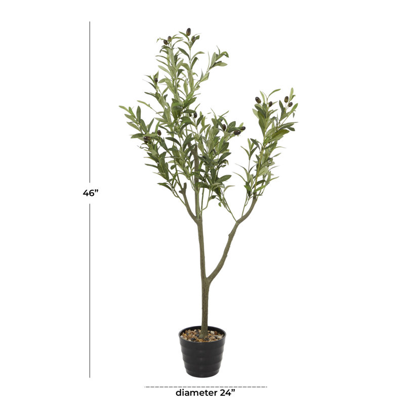 46'' Faux Olive Tree in Pot