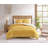  Pasadena Medallion Yellow Microfiber Comforter with Tassels-1104642789