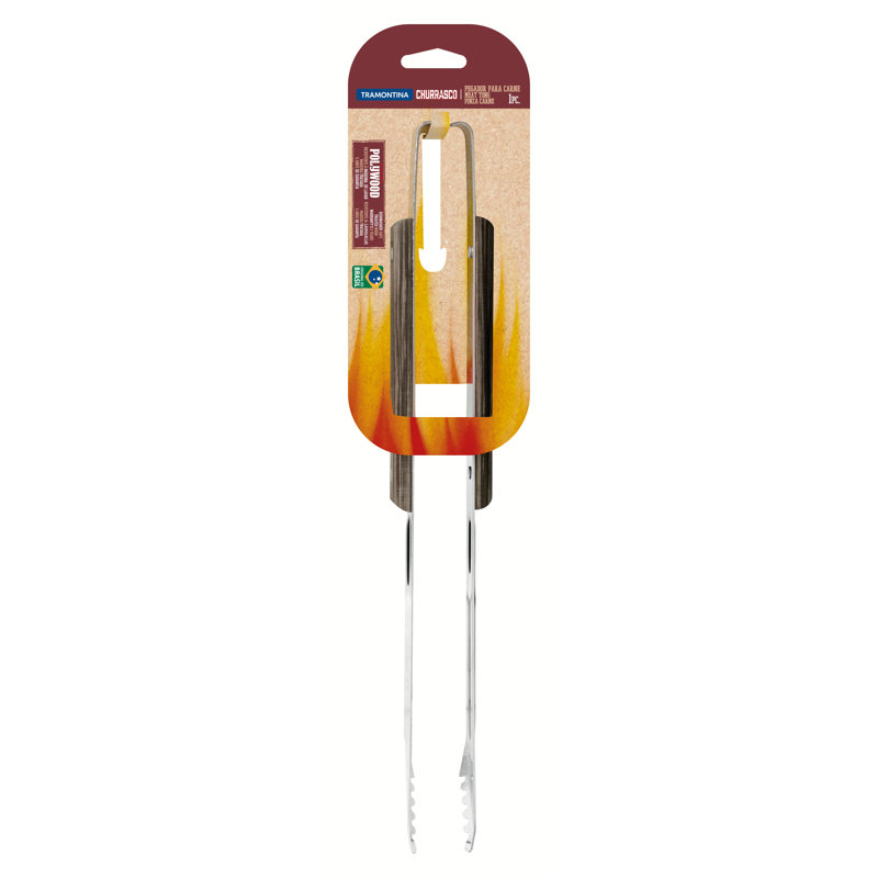 Tramontina BBQ Churrasco Stainless Steel Meat Tongs