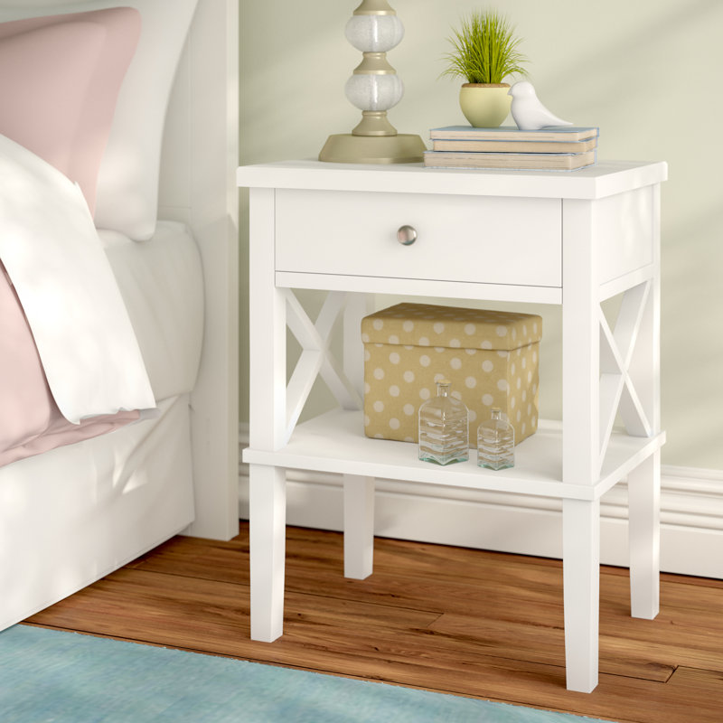 Angeles 22'' W Nightstand, White