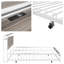 Base de lit moderne en métal avec lit gigogne USB-207274738