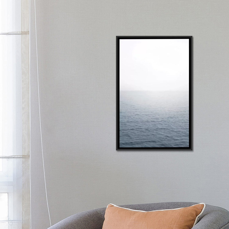 « snow on the lake » par luke anthony gram, reproduction d’impression sur toile tendue, H 26 po x l 18 po x P 1,5 po