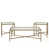 3 Pieces: Coffee Table, 2 End Tables