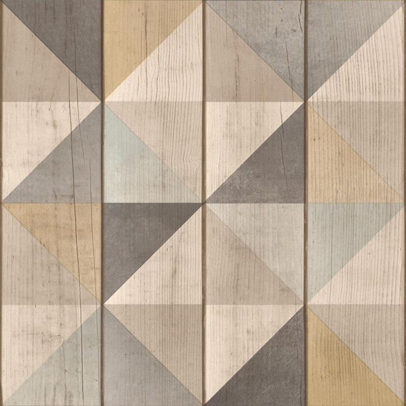 Rouleau de papier peint L 33 pi x l 21 po Jacarr, Brun