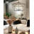 Sedley 28 -Inch Wide 4 - Light Dimmable Lantern Geometric Open Frame Chandelier Aged Iron-1001123330