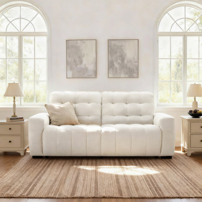 85.8'' Chenille Upholstered Power Reclining Sofa