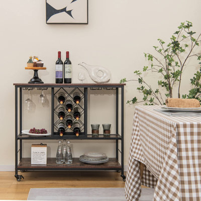 Edgilyn Steel Bar Cart