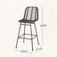 Tabouret de bar en osier (ensemble de 2)-411923007