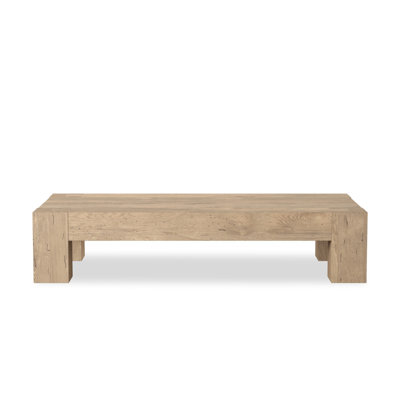 Hudson Solid Wood 4 Legs Coffee Table
