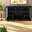 Buffets et buffets avec rangement, armoire moderne en MDF de 58,3 po