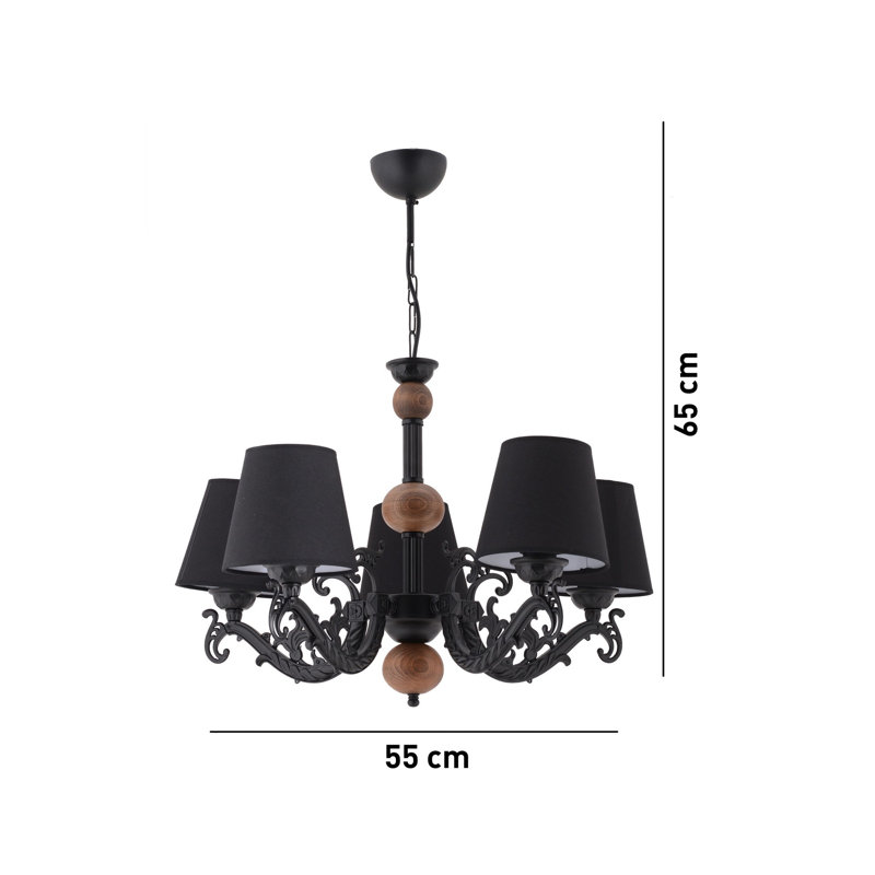 Lustre, Noir / brun