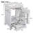 20-Inch Modern Bathroom Vanity with Ceramic Sink-506529754