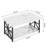 Coffee Table For Living Room, Modern 2-Tier Round Corners Center Table With Storage, Rectangular Living Room Table With Sturdy Metal Frame For Sofa Home Office-1874646020