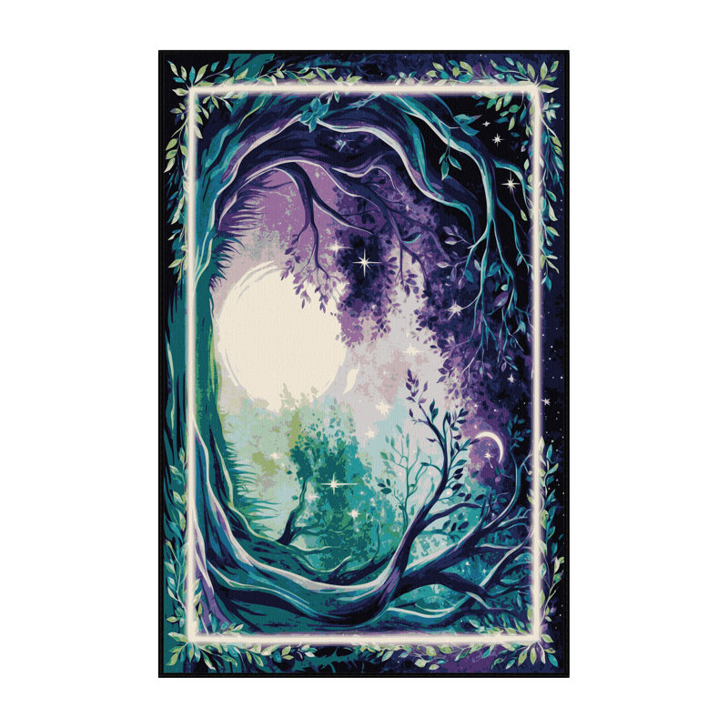 Shimmering Canopy Rug, Rectangle 2' x 3'