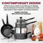 Granitestone Pro Premier Pots And Pans Set Nonstick, 13 Pc Hard Anodized Kitchen Cookware Set