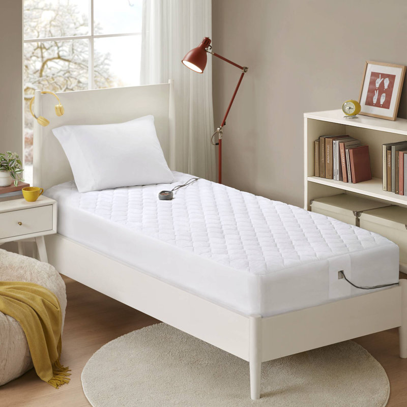 Beautyrest Cotton Deep Pocket Heated Mattress Pad-20 Heat Settings, Full