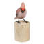 Adorable Waxwing Sculpture