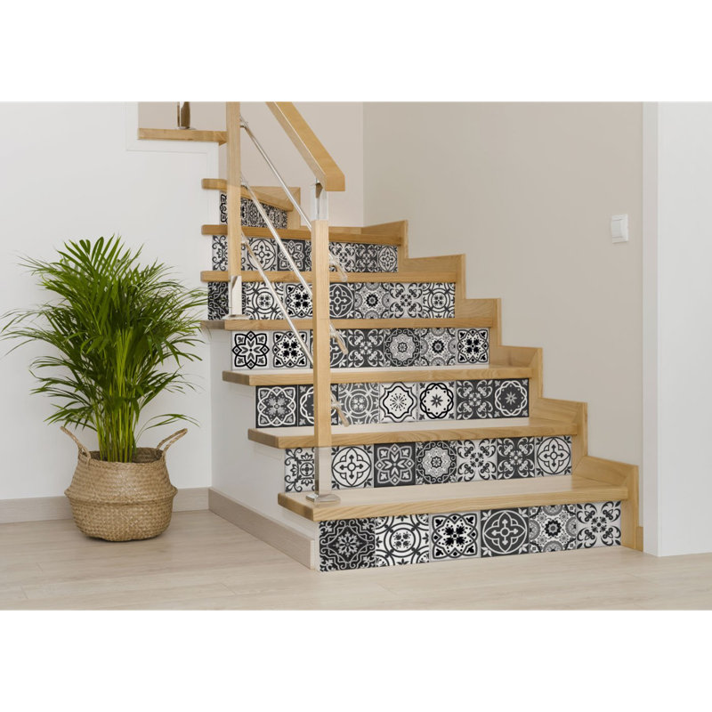 Adhésif décoratif à carreaux décoratifs, H 4 po x l 4 po