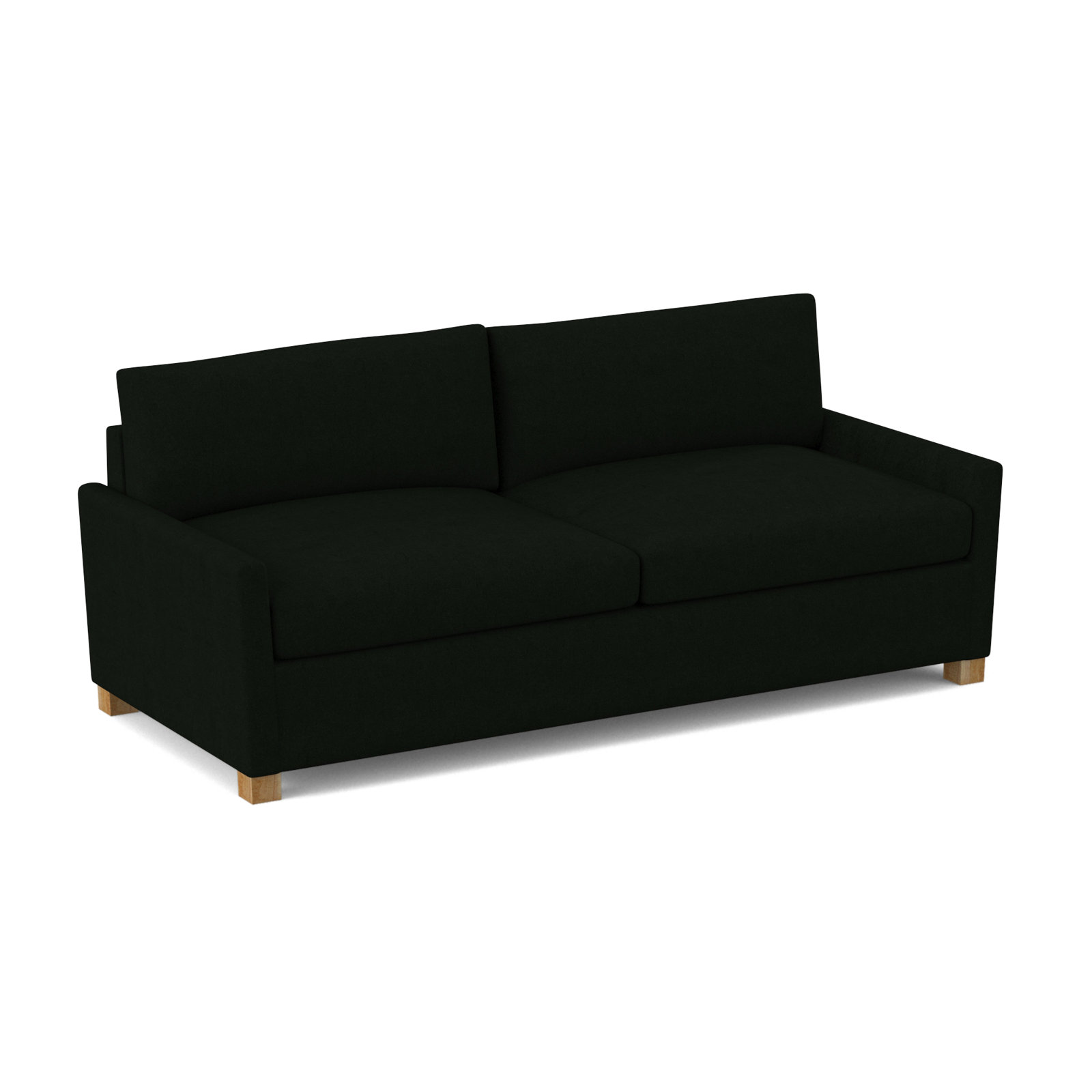 Louisa 87" Sofa Bed, Dorset Black Performance Chenille