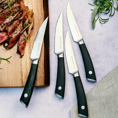 Ensemble de 4 couteaux à steak noir Coltelli