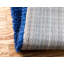 Tapis uni / rayé bleu foncé Wrebrido-1857119516