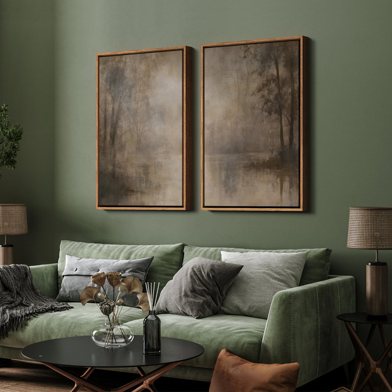 Art mural encadré rétro antique classique pour chambre à coucher, H 24 po x l 16 po, Naturel