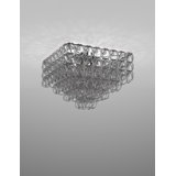 Giogali Ceiling Lamp 65Q Crystal Transparent Matt Bronze 1 E26 Ul
