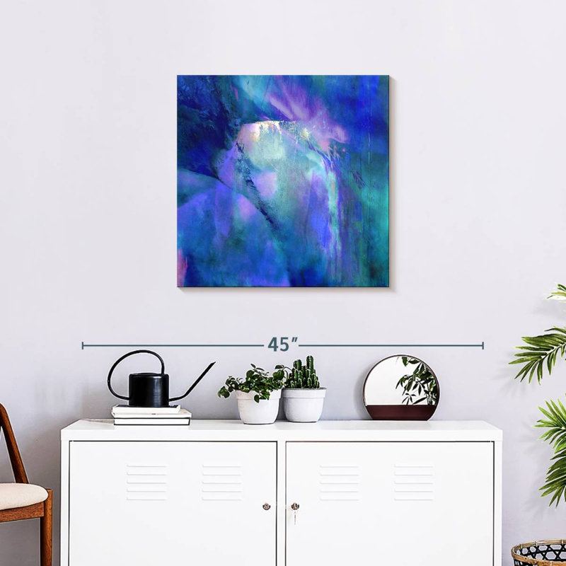 Harmonie en bleu et mauve