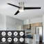 Ventilateur de plafond intelligent d'intérieur de 52 pouces avec ensemble d'éclairage DEL Ranger, fonctionne avec Alexa / Google Home / Siri