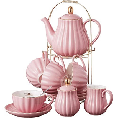 Porcelain Teacup and Saucer