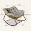 Chaise berçante en rotin pour l'extérieur-388992765