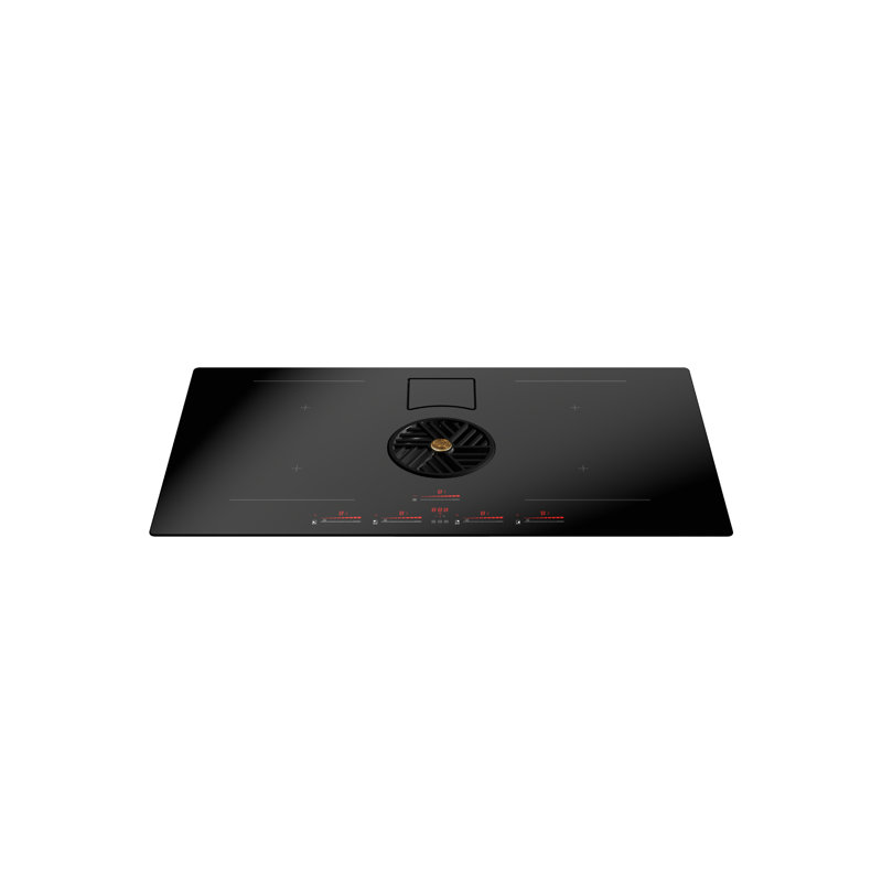 Professional Series 36" Induction Downdraft Cooktop Black Glass