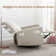Saidee Manual Swivel Rocker Recliner Chair, Large Glider Recliner, High Back, Deep Seat