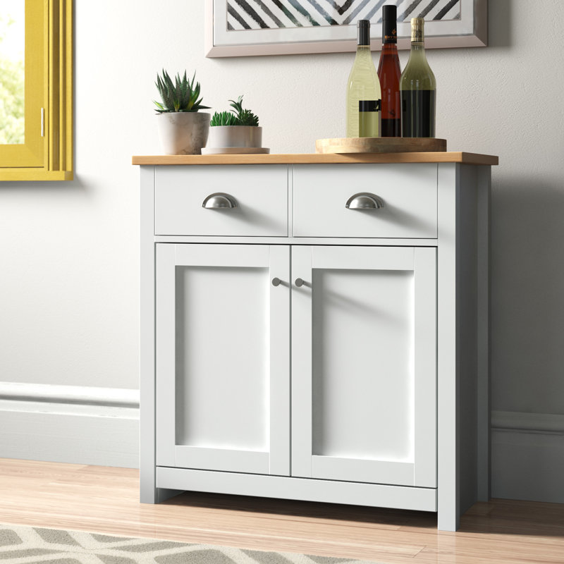Bollman 79cm Sideboard, Oak/White