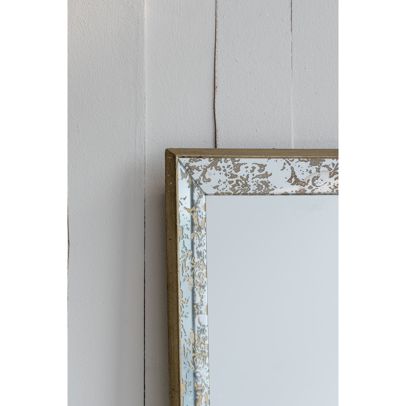 Nault Flat Wall Mirror, 12" H x 9.5" W