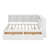 Wooden Full Daybed With 2 Drawers, Shelf And USB Charging Ports-733929806