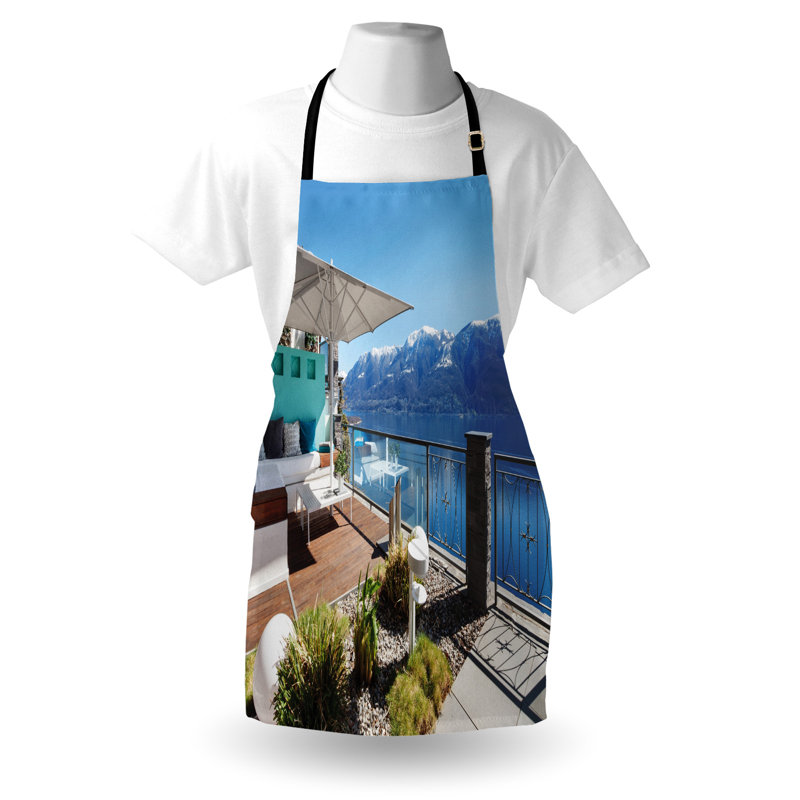 No Pattern Bib Apron