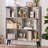 8 Cube Book Shelf,3 Tier Bookshelf With Legs, Modern Open Storage Organizer,Boho Bookcase,Display Cabinet Shelf Free Standing Bookshelves For Bedroom,Living Room,Office-579070874