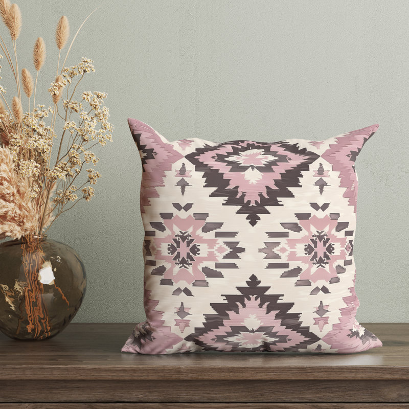 Nasreen Eastern Elegance Throw Pillow Cover, 22"H x 22"W