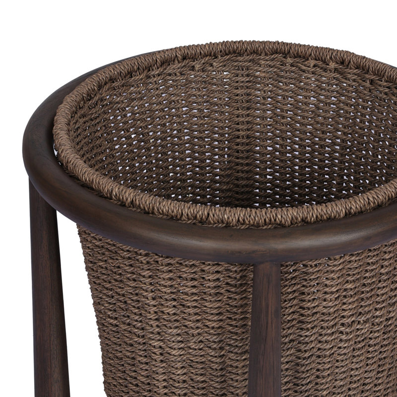 Panier Kernan tissé texturé foncé, Dark Textured Woven