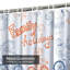 Mignon rideau de douche avec 12 crochets-852565957