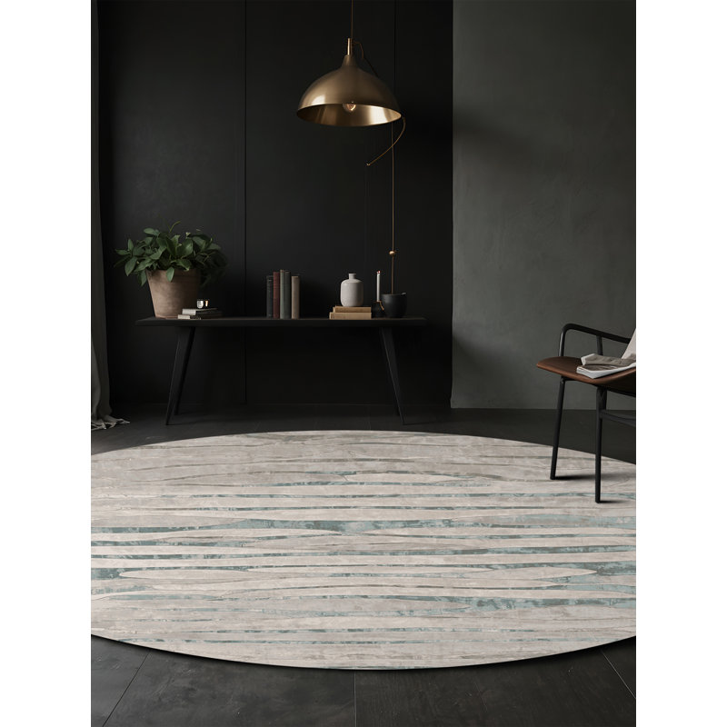 Machine Washable Gray Area Rug