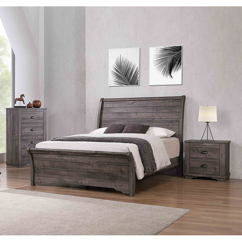 1Pc 4 Drawers Chest, Bed Side Cabinet