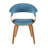 18.50'' H Velvet Upholstered Armchair-86604387