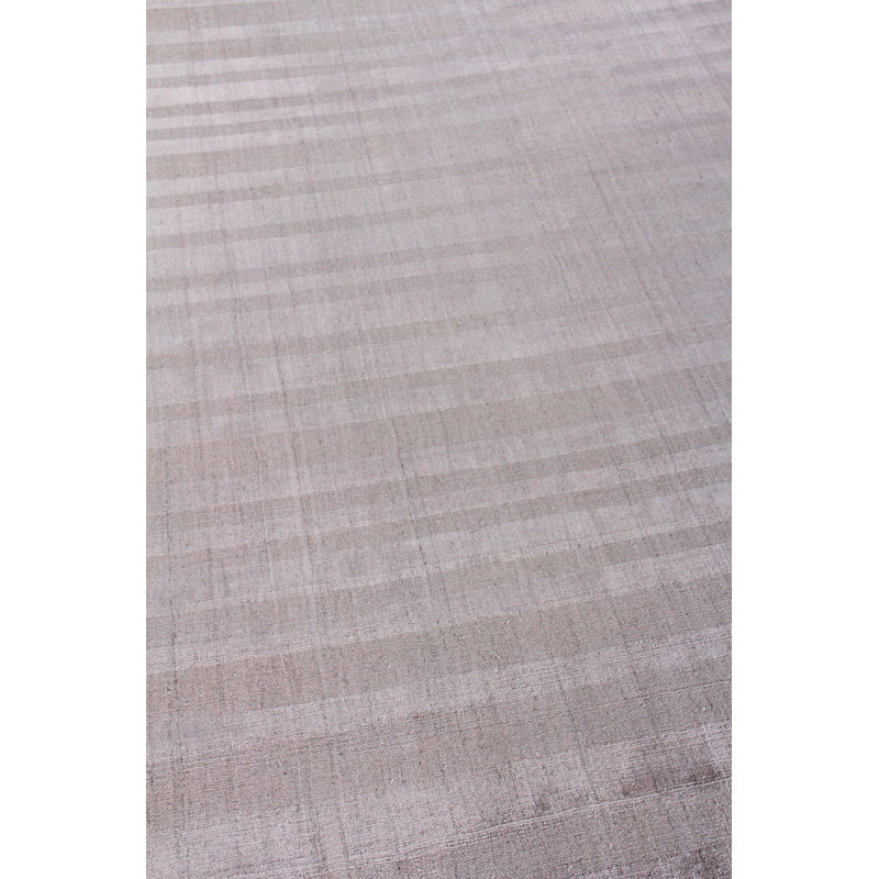 Robin Striped Area Rug in Taupe, Rectangle 6' x 9'