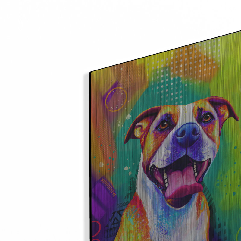 «Pop Art Pit Bull» par Furbaby Affiliates, H 16 po x l 12 po