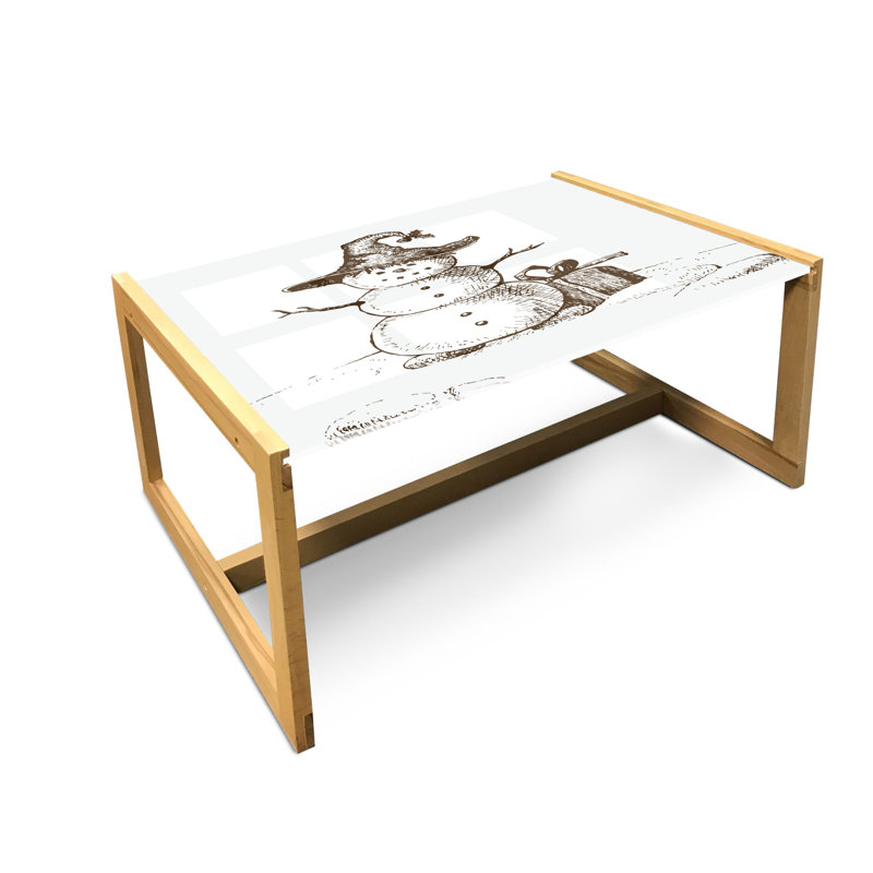 Madelynn Sled Coffee Table, 90cm H x 62cm W x 40cm D