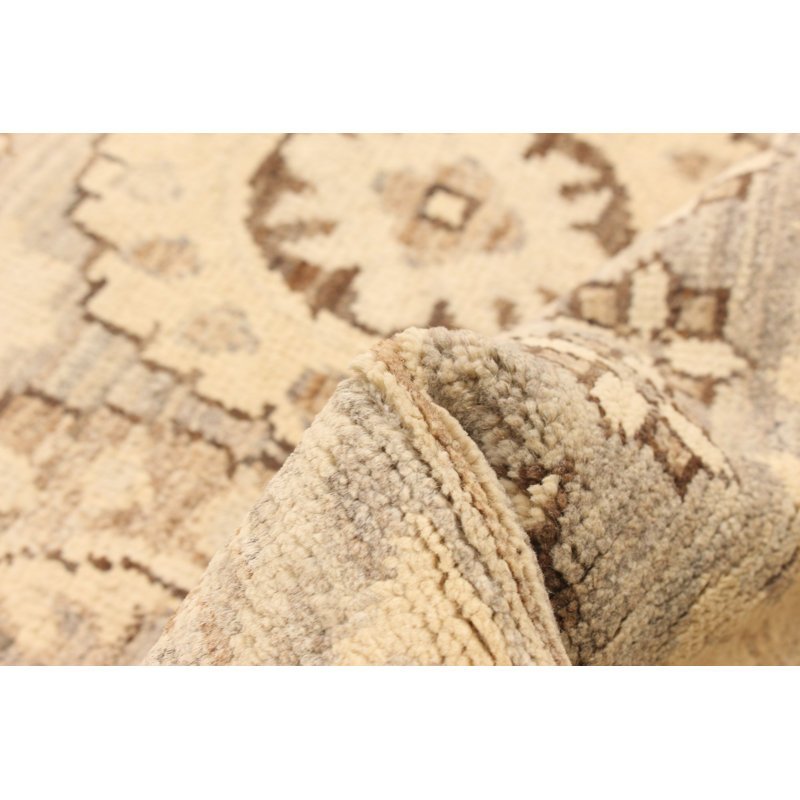Tapis unique en laine noué à la main de style nouvel âge 18 / 20ème de 3 pi 11 po x 5 pi 11 po pako