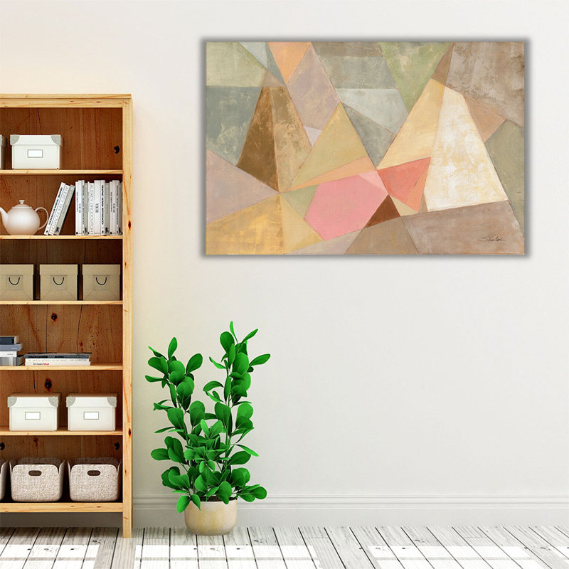 «Geometric Abstract», reproduction d'art sur toile, H 20 po x l 30 po